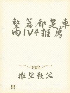 整篇都是车的多肉1V4推荐