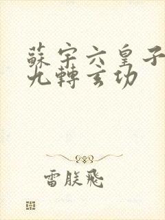 苏宇六皇子签到九转玄功