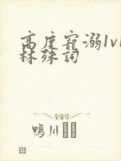 高度宠溺1v1林殊词