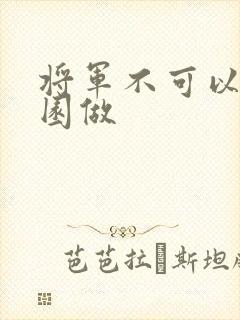 将军不可以在花园做