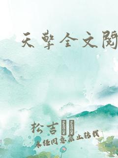 天擎全文阅读