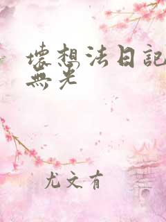 坏想法日记中文无光