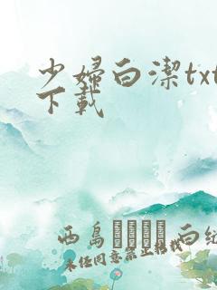 少妇白洁txt下载