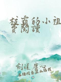 校霸的小祖宗免费阅读