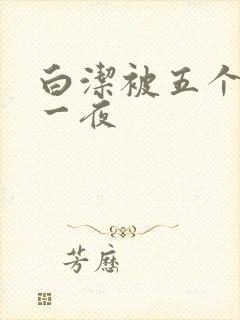 白洁被五个人玩一夜