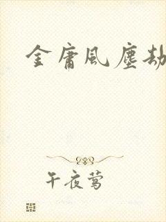 金庸风尘劫