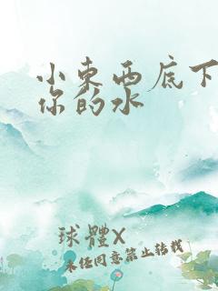 小东西底下都是你的水