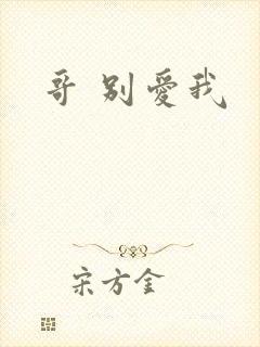 哥 别爱我