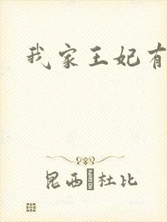 我家王妃有点野