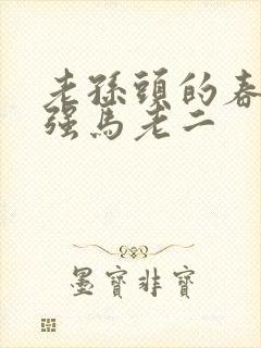 老孙头的春天马强马老二