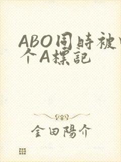 ABO同时被四个A标记