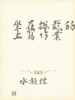 坐在总裁的木棒上写作业