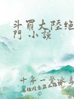 斗罗大陆绝世唐门 小说