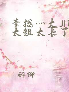 李总灬大JI巴太粗太长了