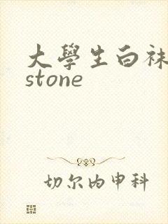 大学生白袜飞机stone