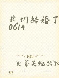 我们结婚了130614