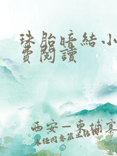 珠胎暗结小说免费阅读