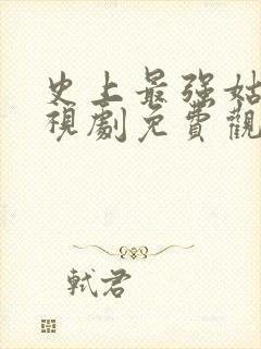 史上最强姑爷电视剧免费观看