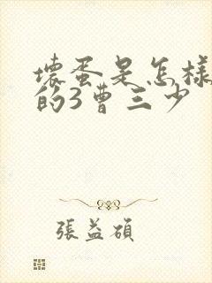 坏蛋是怎样炼成的3曹三少