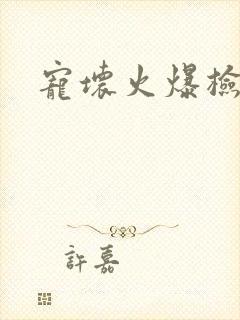 宠坏火爆检察官