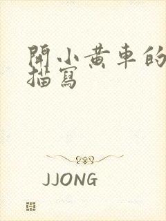 开小黄车的细腻描写