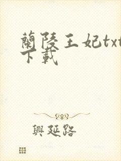 兰陵王妃txt下载
