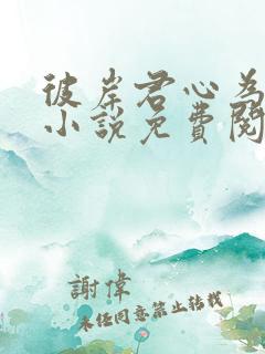 彼岸君心为我倾小说免费阅读