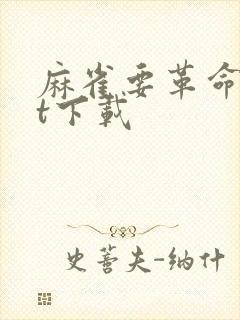 麻雀要革命txt下载