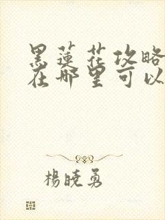 黑莲花攻略手册在哪里可以免费阅读