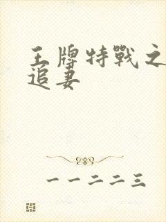 王牌特战之军少追妻