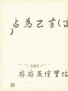 占为己有(高干)