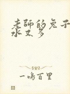 老师的兔子又软水又多