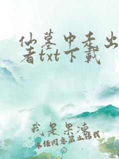 仙墓中走出的强者txt下载