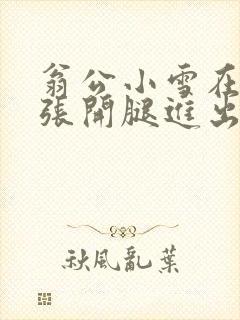 翁公小雪在厨房张开腿进出