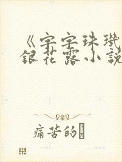 《字字珠玑》金银花露小说