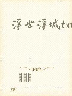 浮世浮城txt