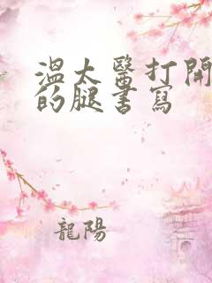 温太医打开眉庄的腿书写