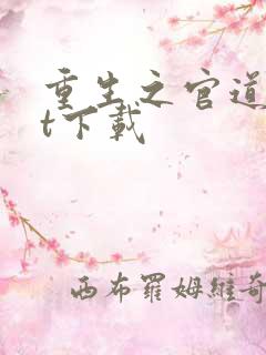 重生之官道txt下载