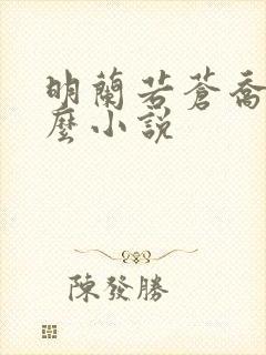 明兰若苍乔是什么小说