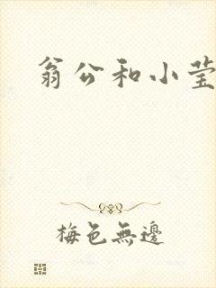 翁公和小莹