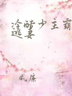 冷酷少主霸宠小逃妻
