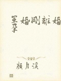 军婚刚离婚就怀孕