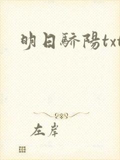 明日骄阳txt