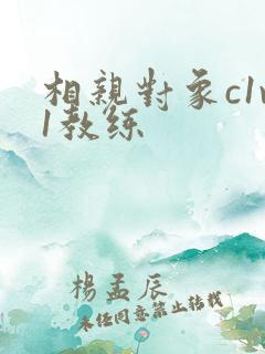 相亲对象c1v1教练