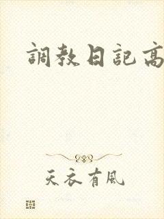 调教日记高h