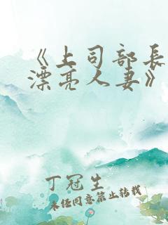 《上司部长出轨漂亮人妻》