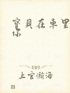 宝贝在车里想要你