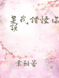 是我错怪你了小说