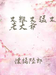 又粗又猛又大爽老大爷