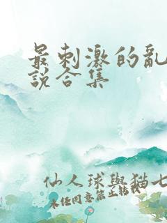 最刺激的乱惀小说合集